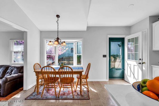 Dining room, Interior, Pendant Lights