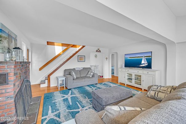 Interior, Living room, Wooden Beams, Wood Texture Flooring