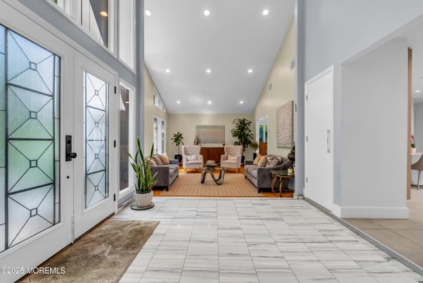 Interior, Living room, Marble, Recessed Lighting