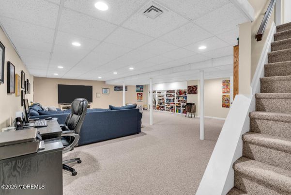 Home Office, Interior, Recessed Lighting