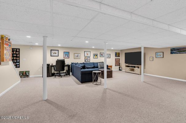 Home Office, Interior, Living room, Recessed Lighting