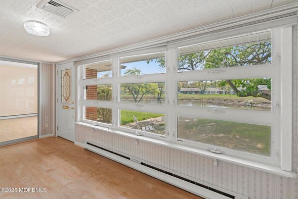 Interior, Sun Room, Wood Texture Flooring