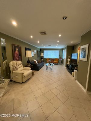 Interior, Living room, Recessed Lighting