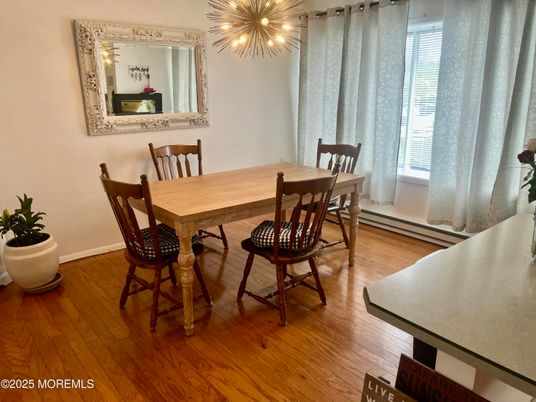 Dining room, Interior, Wood Texture Flooring