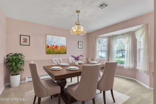 Chandelier, Dining room, Interior