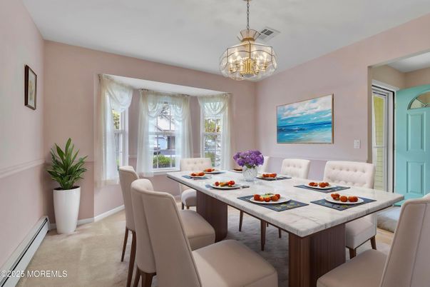 Dining room, Interior, Pendant Lights