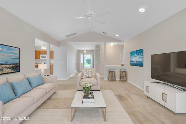 Interior, Living room, Recessed Lighting