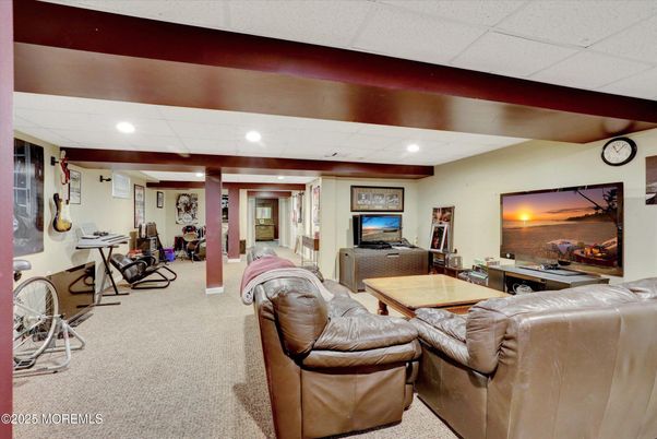 Interior, Living room, Recessed Lighting