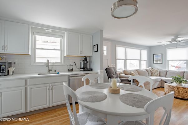 Dining room, Interior, Kitchen, Living room, Wood Texture Flooring