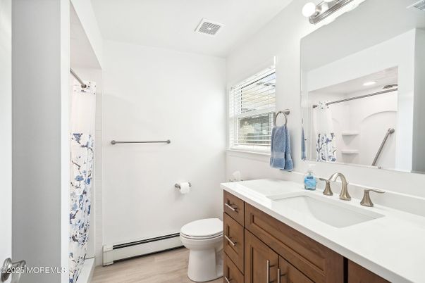 Bathroom, Interior, Wood Texture Flooring