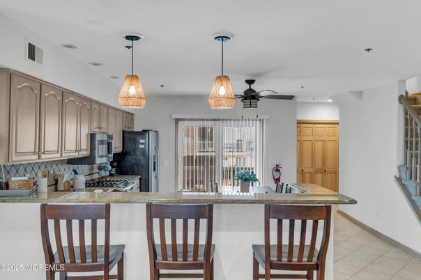 Dining room, Interior, Kitchen, Pendant Lights, Recessed Lighting