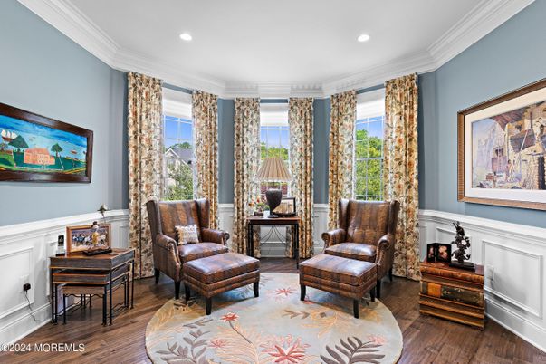 Fireplace, Interior, Recessed Lighting, Wood Texture Flooring