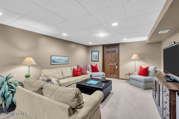 Interior, Living room, Recessed Lighting