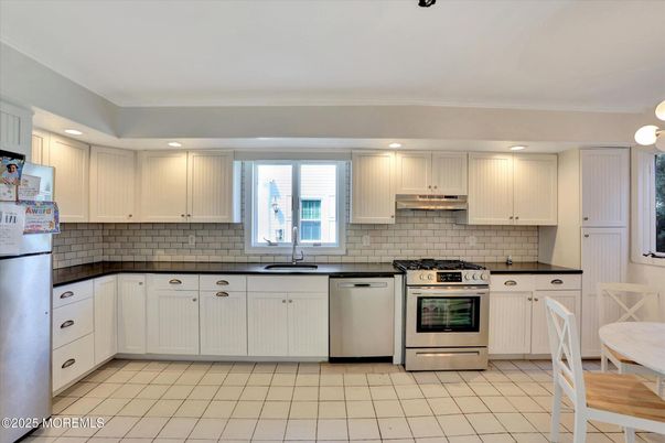 Interior, Kitchen, Recessed Lighting, Stainless Steel Appliances