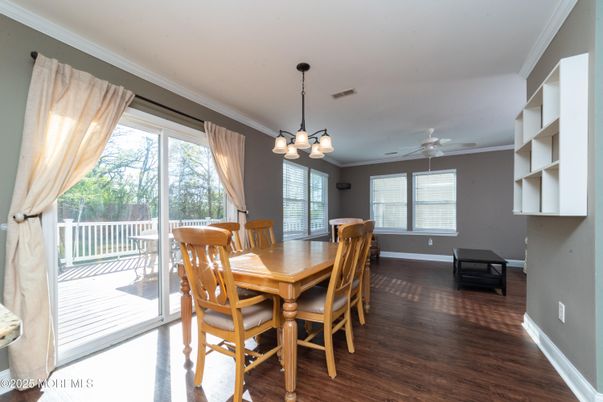 Chandelier, Dining room, Interior, Pendant Lights, Wood Texture Flooring