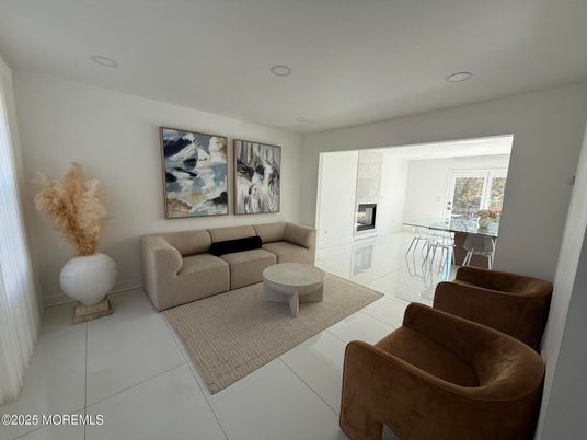 Interior, Kitchen, Living room, Recessed Lighting
