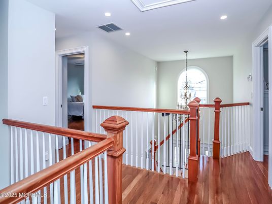 Chandelier, Interior, Recessed Lighting, Wood Texture Flooring