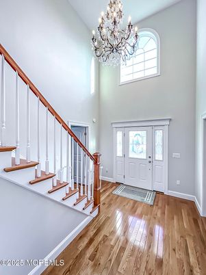 Chandelier, Interior, Wood Texture Flooring