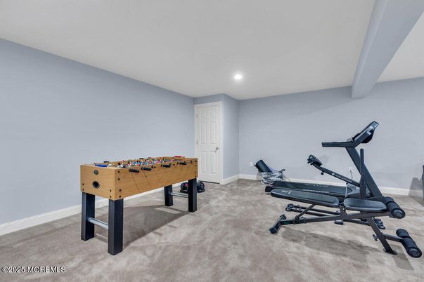 Fitness Equipment, Game Room, Interior, Recessed Lighting