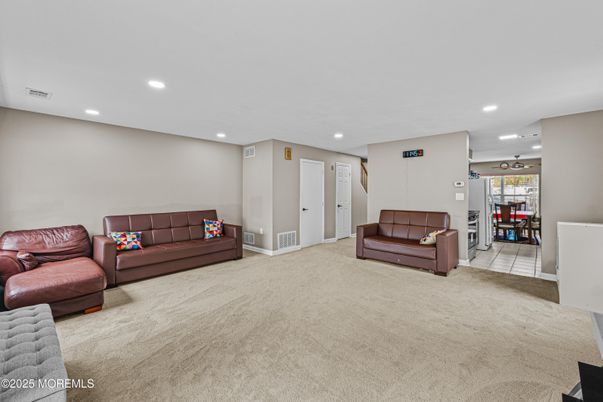Interior, Living room, Recessed Lighting
