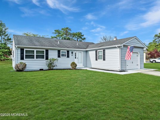 Backyard, Detached Garage, Exterior, Facade, Ranch