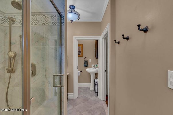 Bathroom, Glass Shower, Interior
