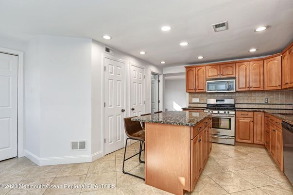 Interior, Kitchen, Recessed Lighting, Stainless Steel Appliances