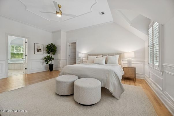 Bedroom, Interior, Wood Texture Flooring
