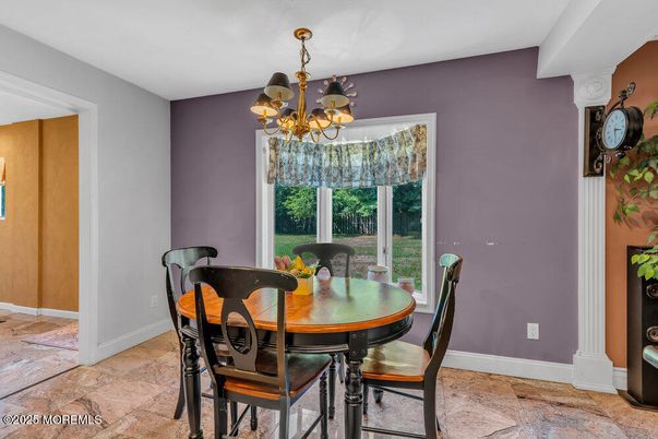 Chandelier, Dining room, Interior