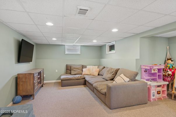 Interior, Living room, Recessed Lighting