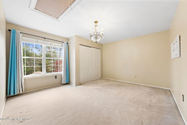 Chandelier, Empty room, Interior