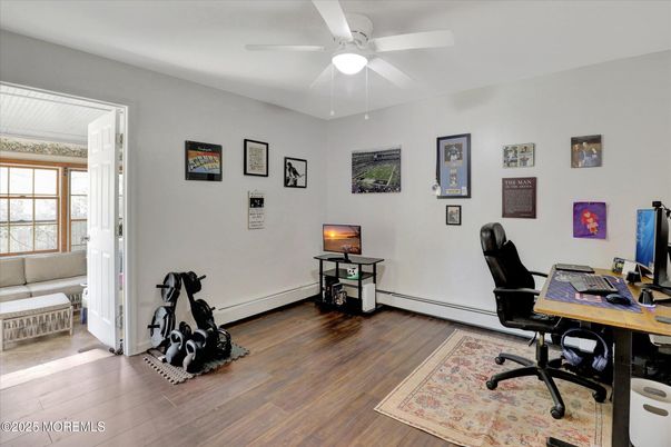 Home Office, Interior, Wood Texture Flooring