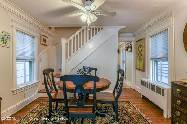 Dining room, Interior, Wood Texture Flooring