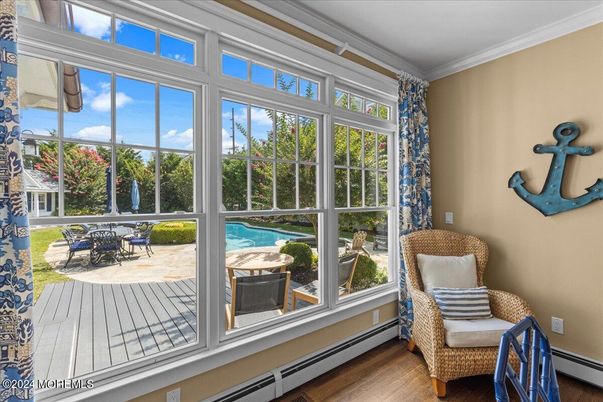 Interior, Sun Room, Wood Texture Flooring