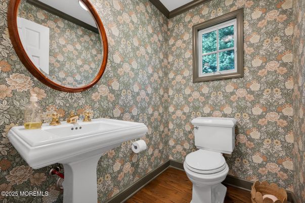 Bathroom, Interior, Wood Texture Flooring