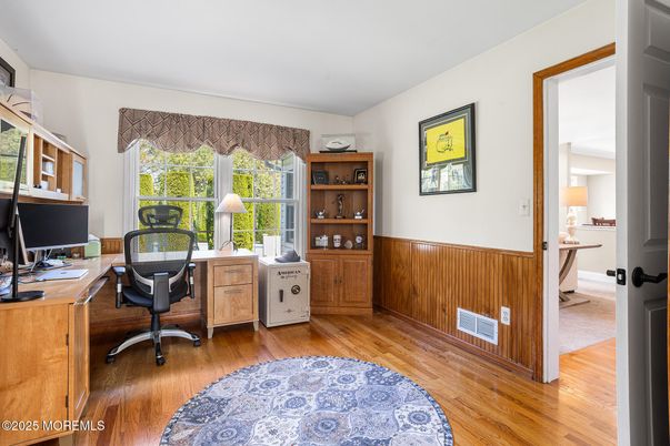 Home Office, Interior, Wood Texture Flooring
