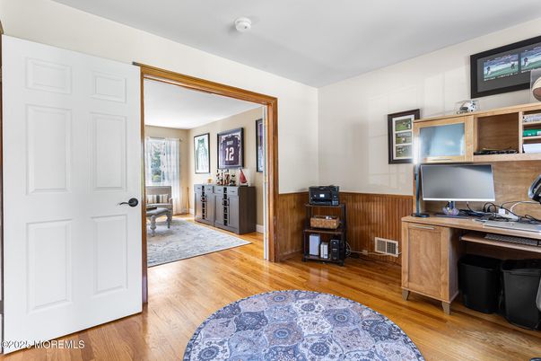 Home Office, Interior, Wood Texture Flooring