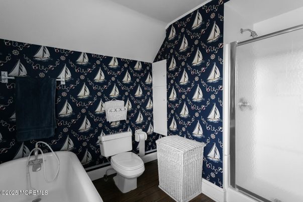 Bathroom, Interior, Wood Texture Flooring