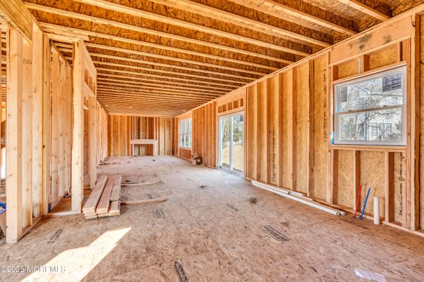 Empty room, Interior, Wooden Beams, Wooden Ceilings, Wooden Walls