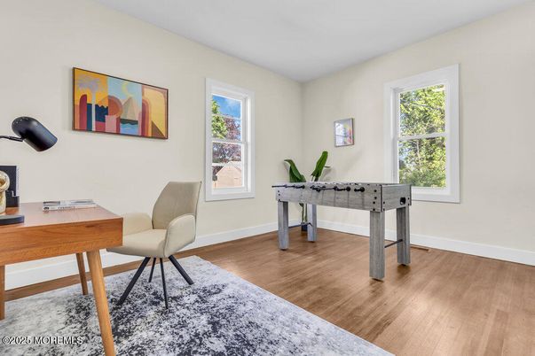 Game Room, Home Office, Interior, Wood Texture Flooring
