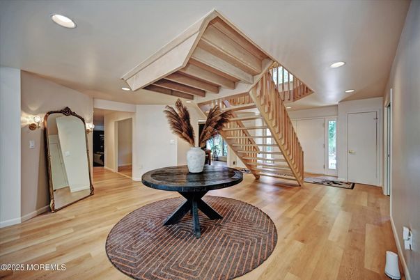 Interior, Recessed Lighting, Wood Texture Flooring