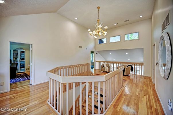 Chandelier, Interior, Recessed Lighting, Wood Texture Flooring