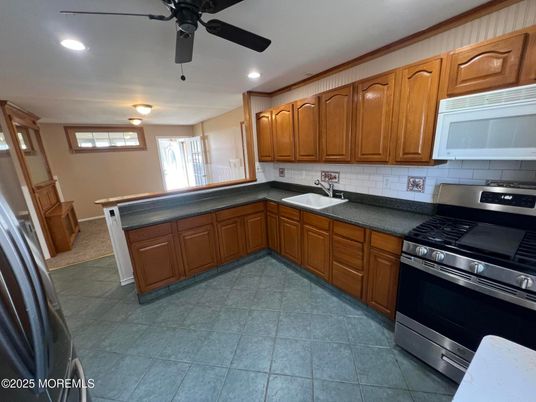 Interior, Kitchen, Recessed Lighting, Stainless Steel Appliances