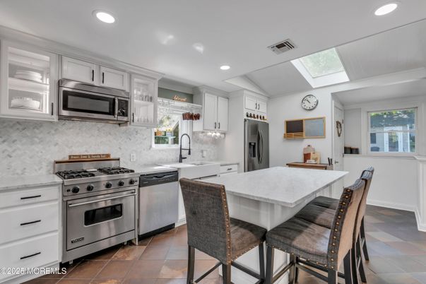 Interior, Kitchen, Recessed Lighting, Stainless Steel Appliances