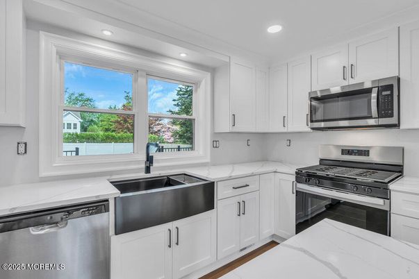 Interior, Kitchen, Recessed Lighting, Stainless Steel Appliances
