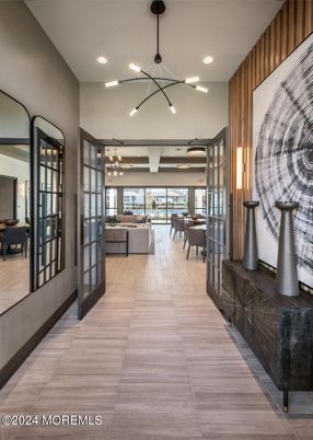 Dining room, Interior, Living room, Pendant Lights, Recessed Lighting