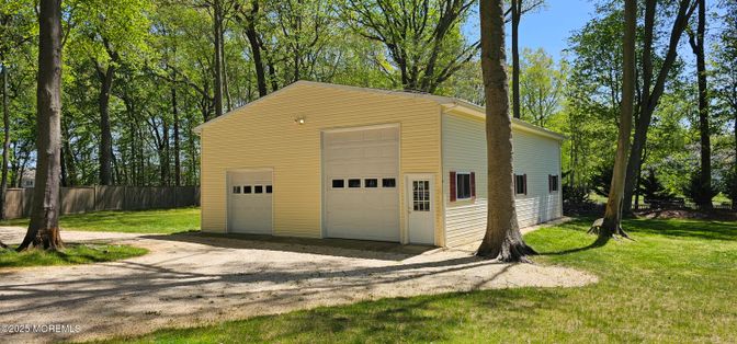Backyard, Detached Garage, Exterior