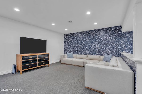 Interior, Living room, Recessed Lighting