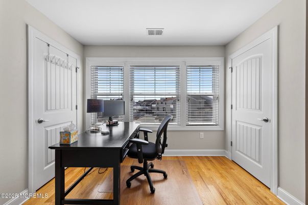 Home Office, Interior, Wood Texture Flooring