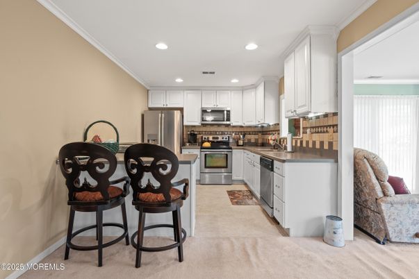 Interior, Kitchen, Recessed Lighting, Stainless Steel Appliances